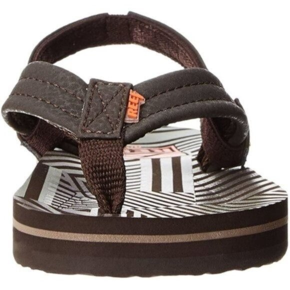 REEF Kids Ahi Flip Flop Sandals in Brown - Size 9/10 - NWT - Picture 3 of 9